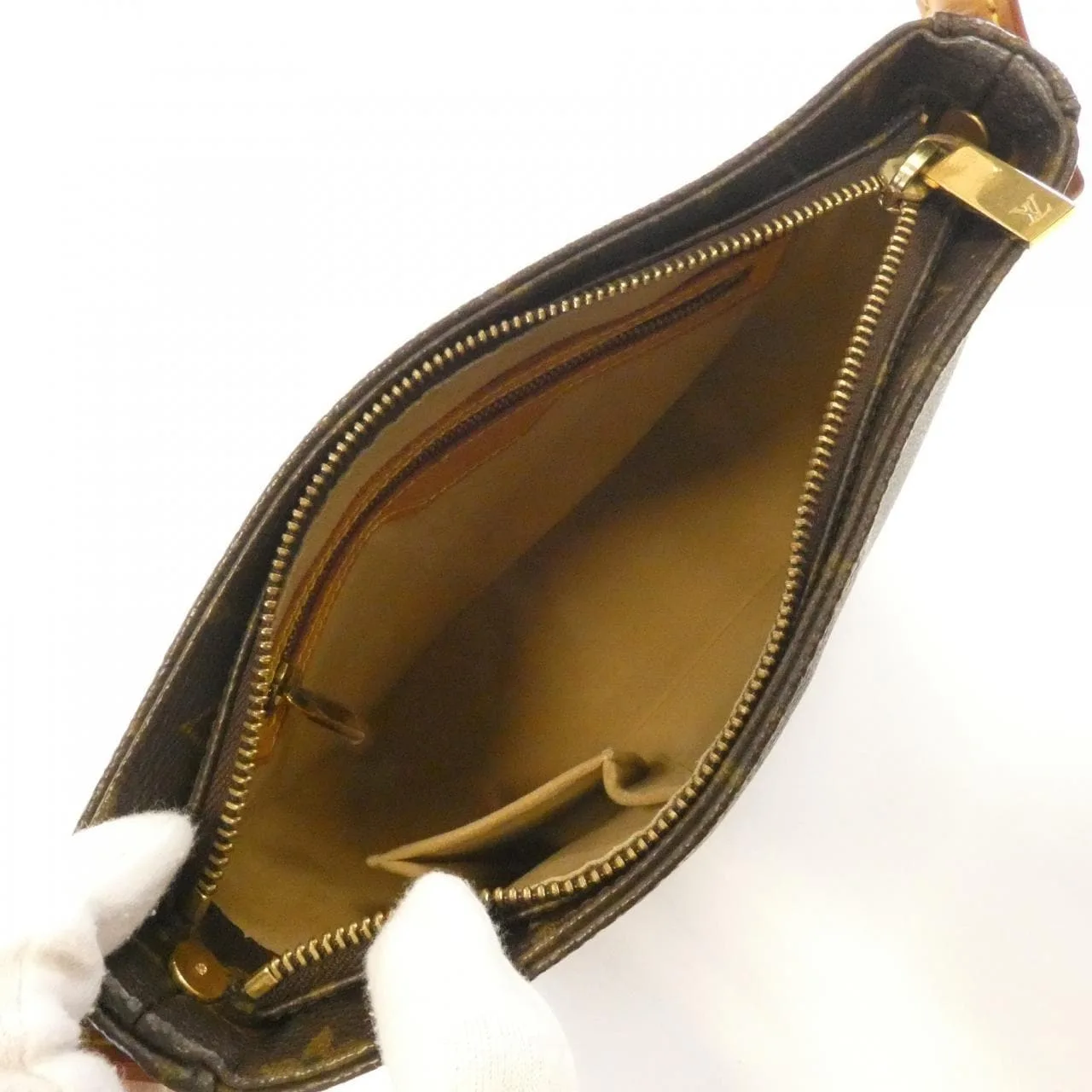 LOUIS VUITTON Looping M51146 Shoulder Monogram 黑色 Monogram 中古品B - 縮圖 7