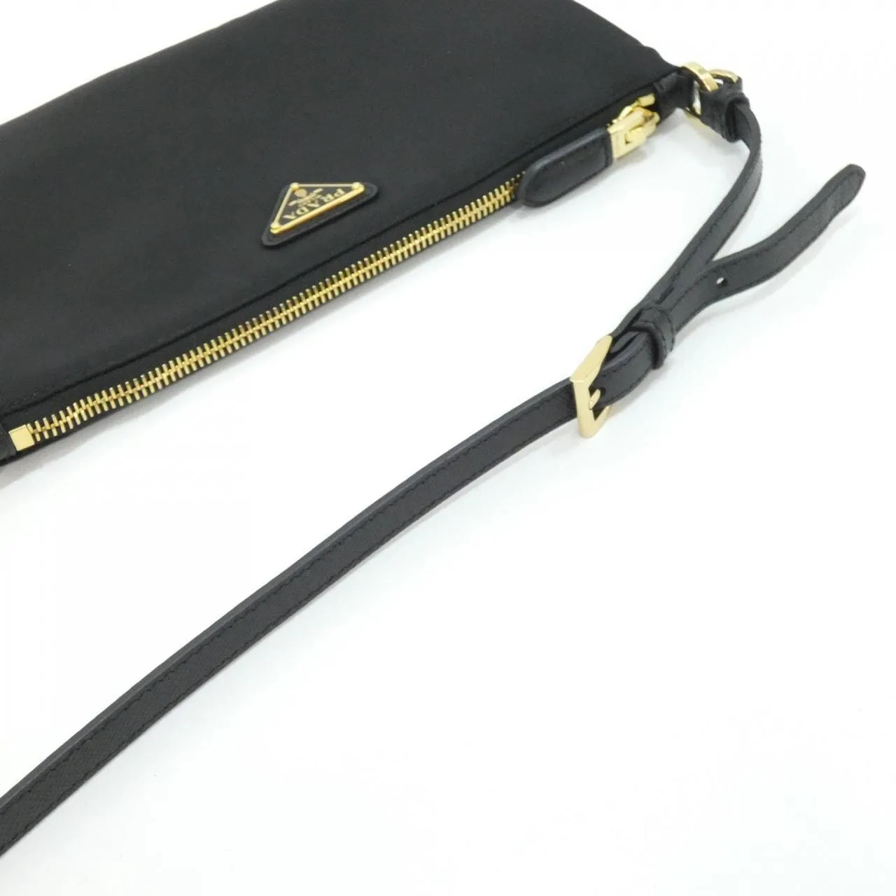 PRADA 1NE545 Shoulder 黑色 中古品A - 縮圖 6