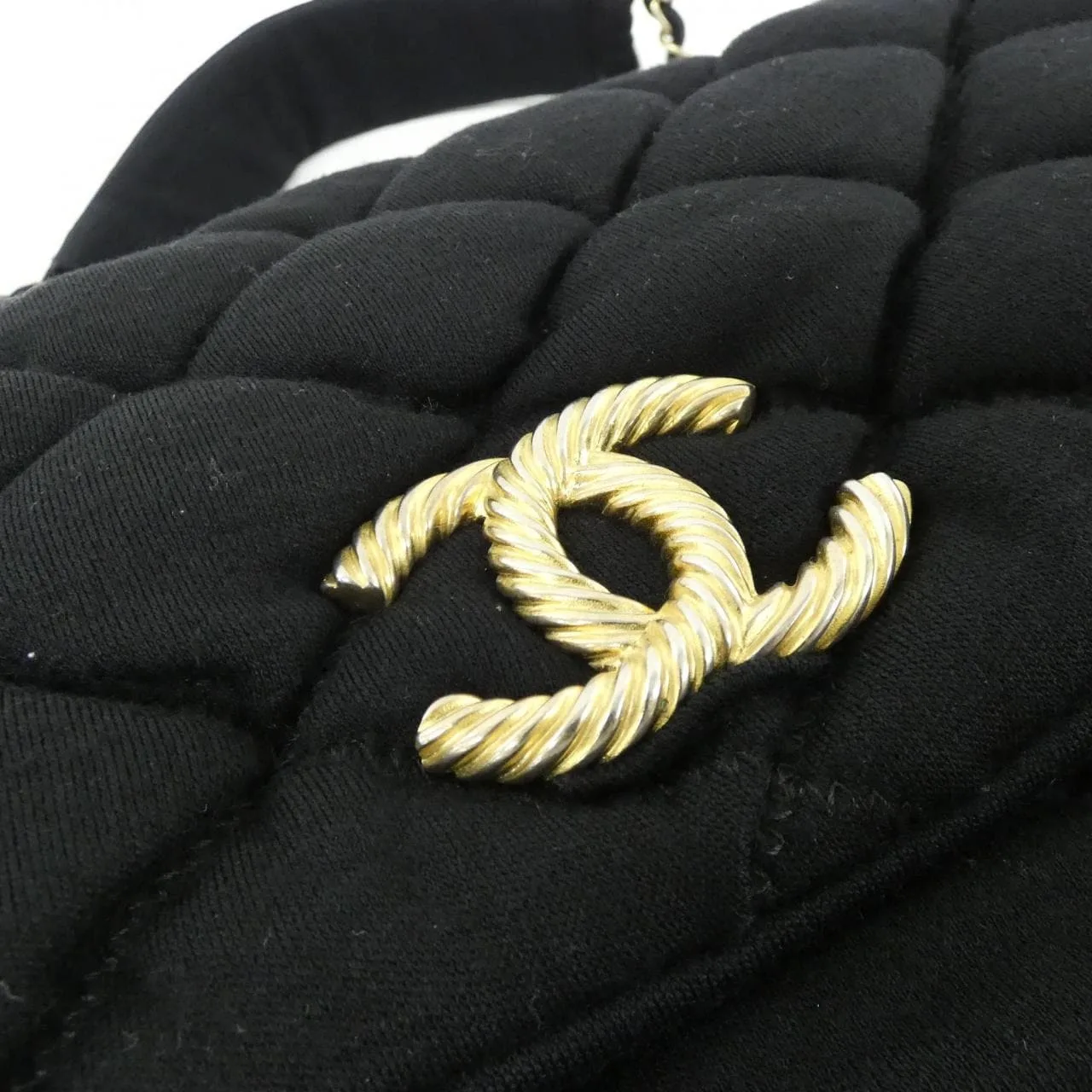 CHANEL Shoulder Canvas Black Canvas Rank A - Thumbnail 4