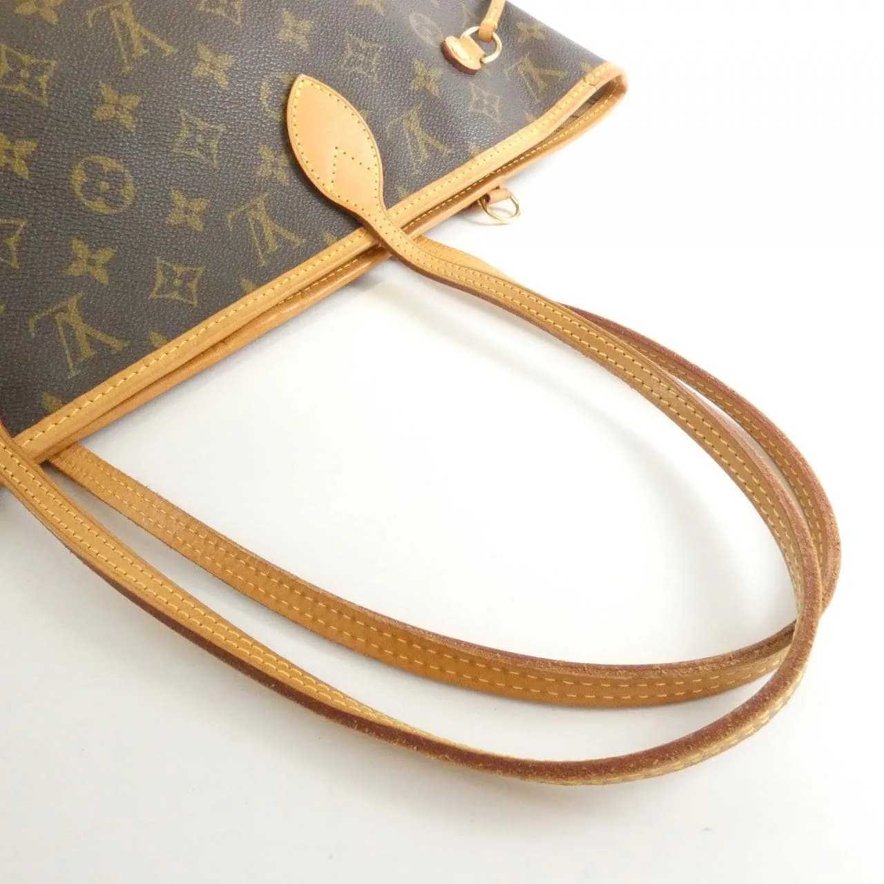 LOUIS VUITTON Neverfull M40156 Tote Monogram 黑色 Monogram 中古品A - 縮圖 3