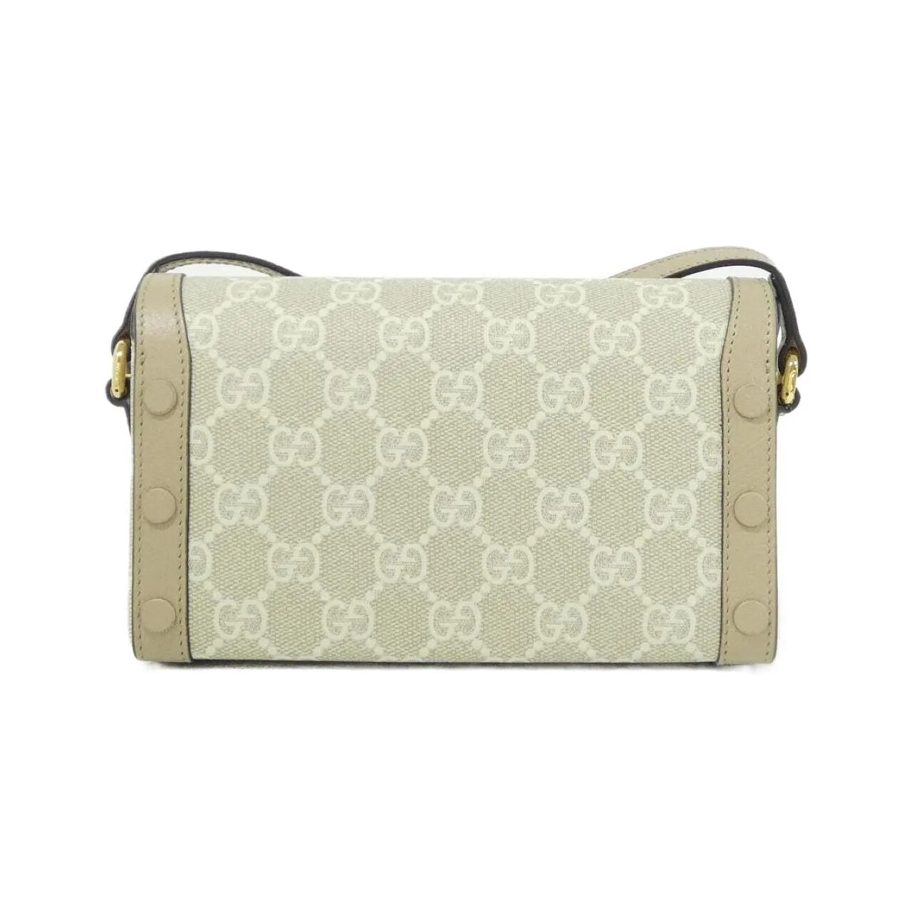 GUCCI 699296 UULBG Shoulder Canvas 黑色 帆布 中古品A - 縮圖 2