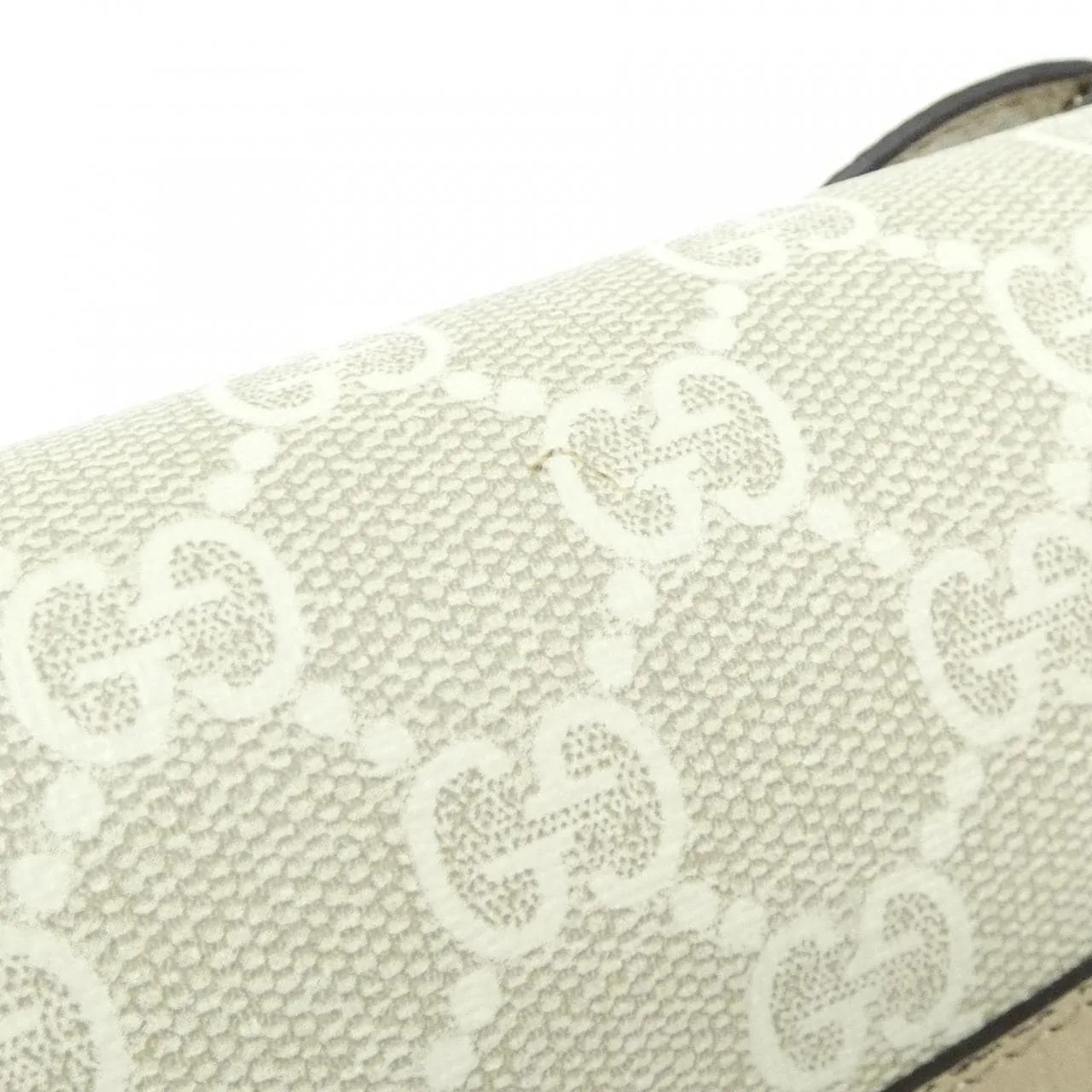 GUCCI 699296 UULBG Shoulder Canvas 黑色 帆布 中古品A - 縮圖 6