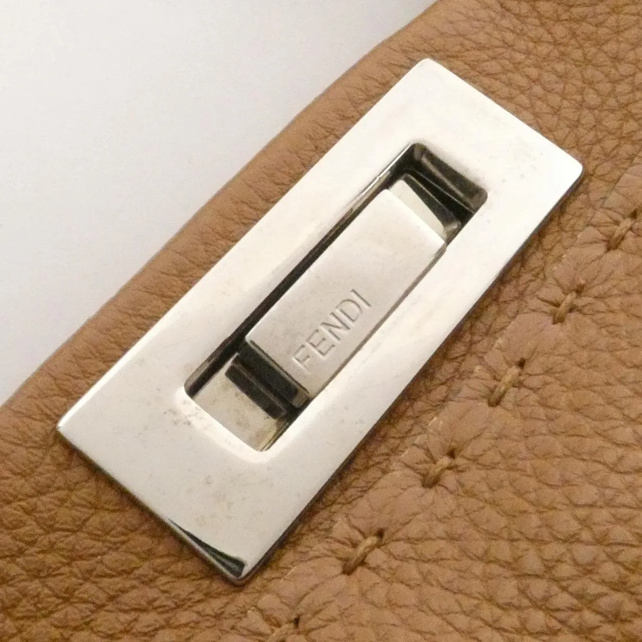 FENDI Peekaboo 8BN290 Q0J Handbag Black Rank B - Thumbnail 6