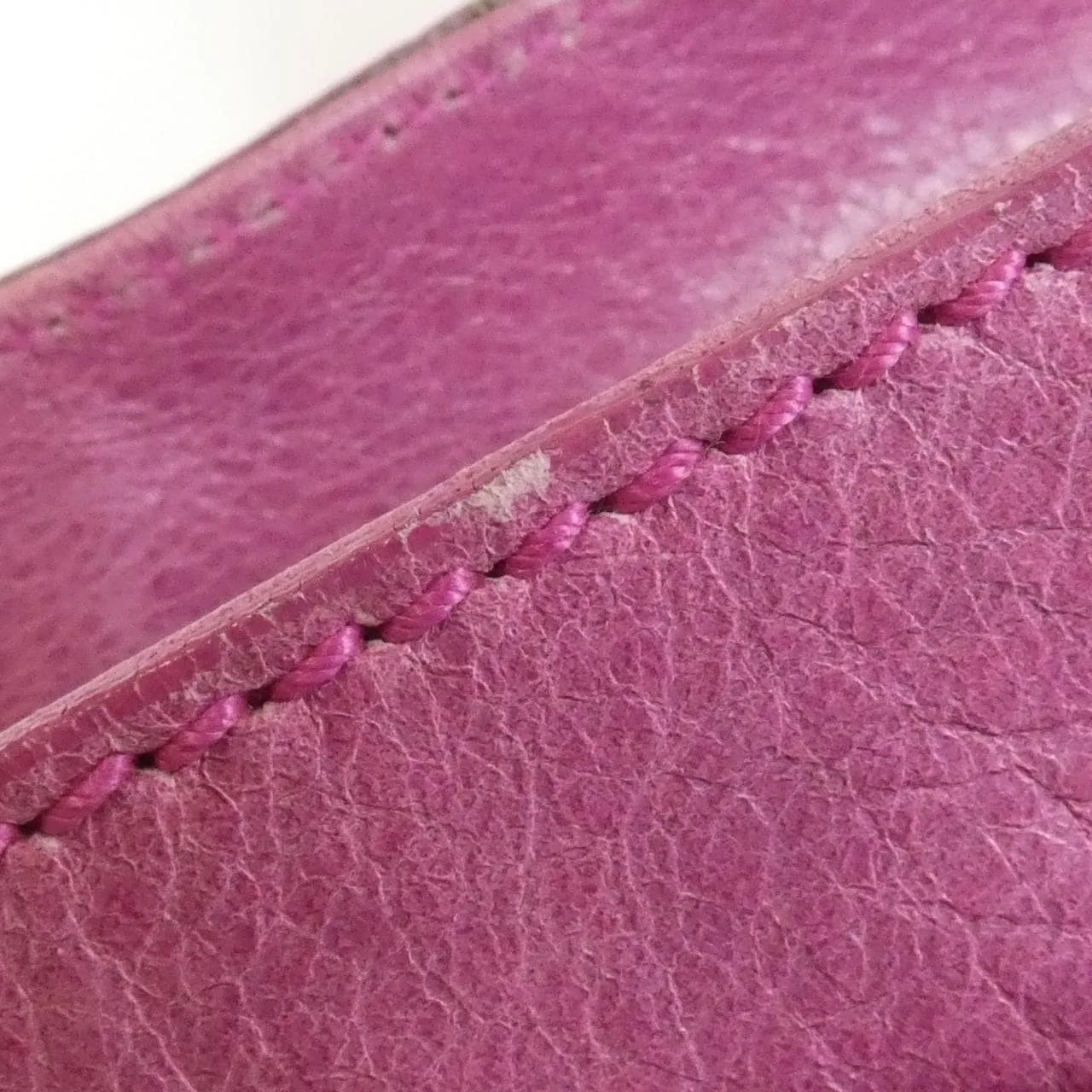 BALENCIAGA Le City 173084 FIF2N Handbag Nylon 粉色 尼龍 中古品B - 縮圖 5