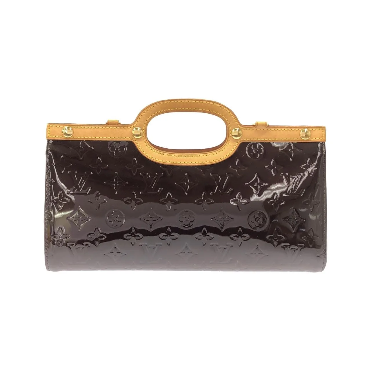 LOUIS VUITTON M91995 Handbag Vernis Black Vernis Rank A - Thumbnail 2