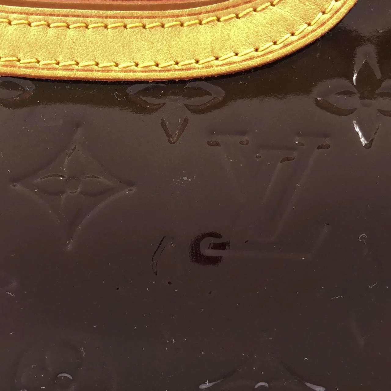 LOUIS VUITTON M91995 Handbag Vernis Black Vernis Rank A - Thumbnail 4