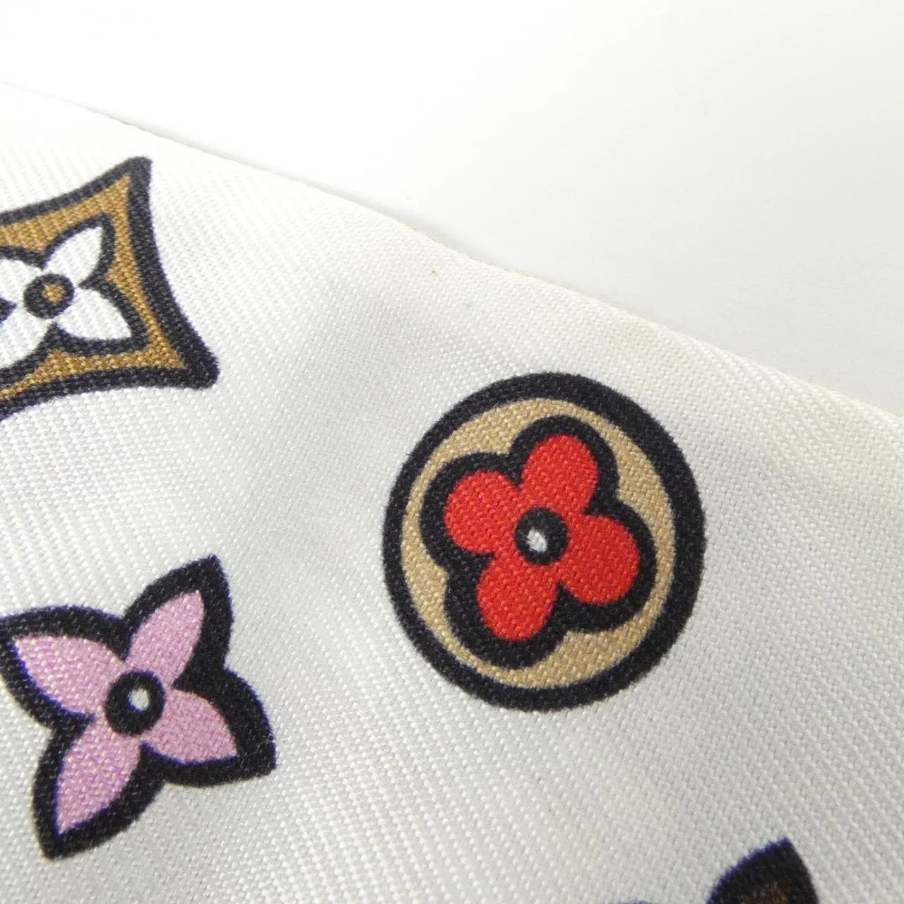 LOUIS VUITTON M76675 Scarf Monogram 米色 Monogram 中古品A - 縮圖 3