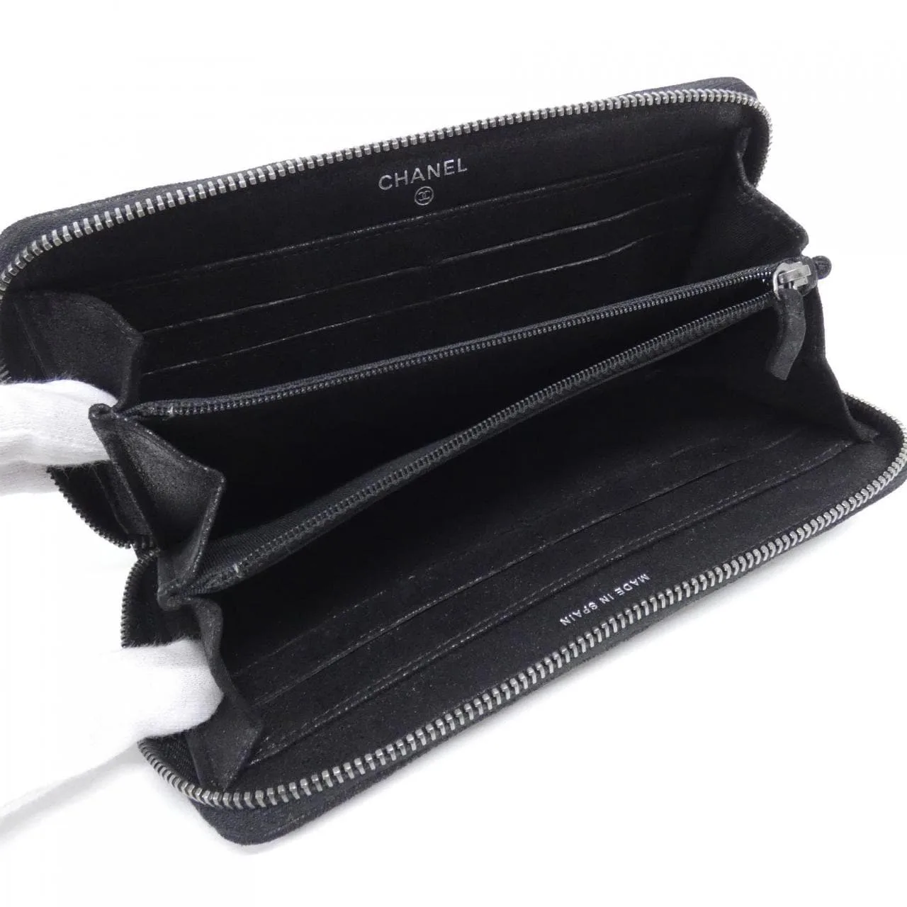 CHANEL 80003 Wallet 黑色 中古品A - 縮圖 6