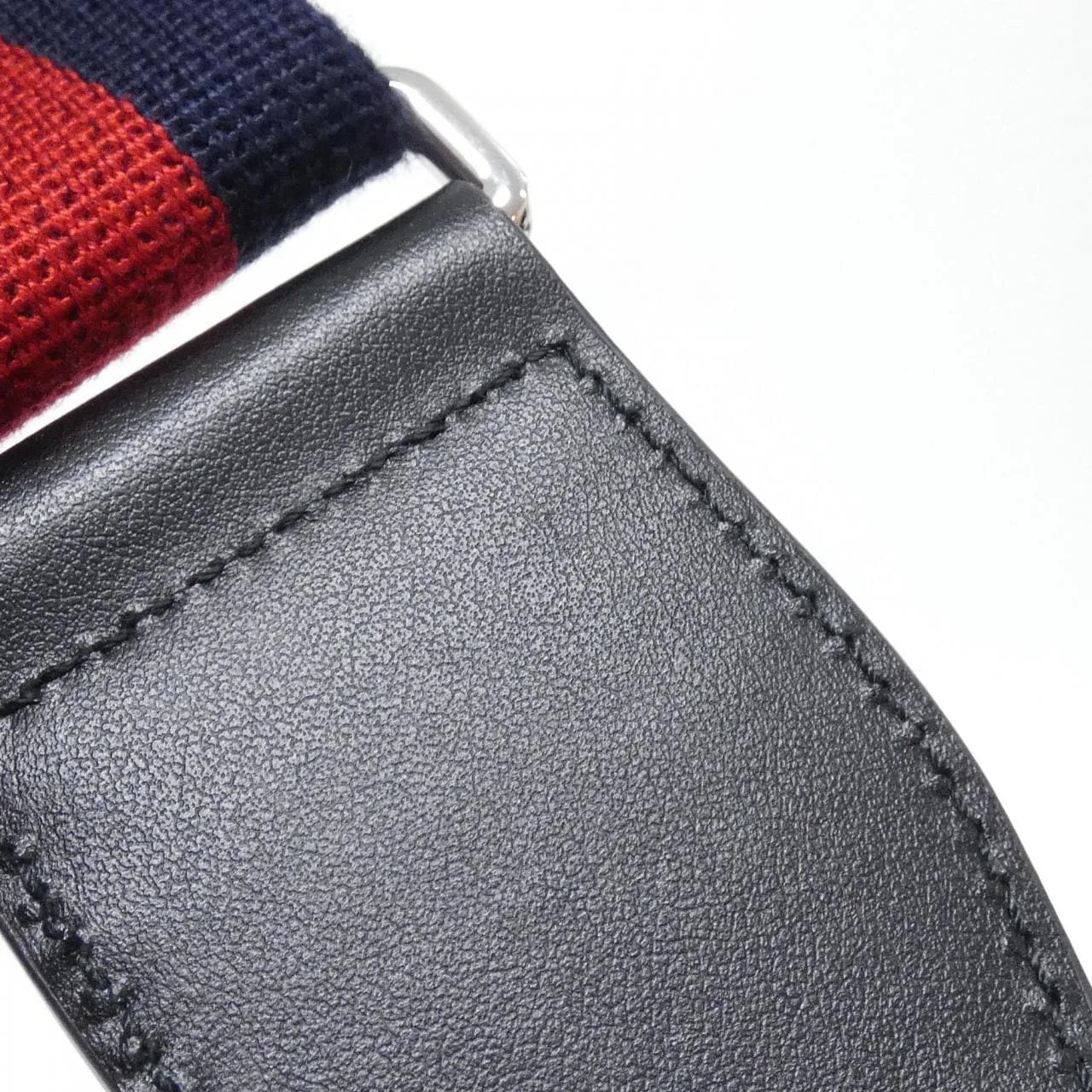 GUCCI 792081 FADJA Shoulder Canvas 黑色 帆布 中古品A - 縮圖 5