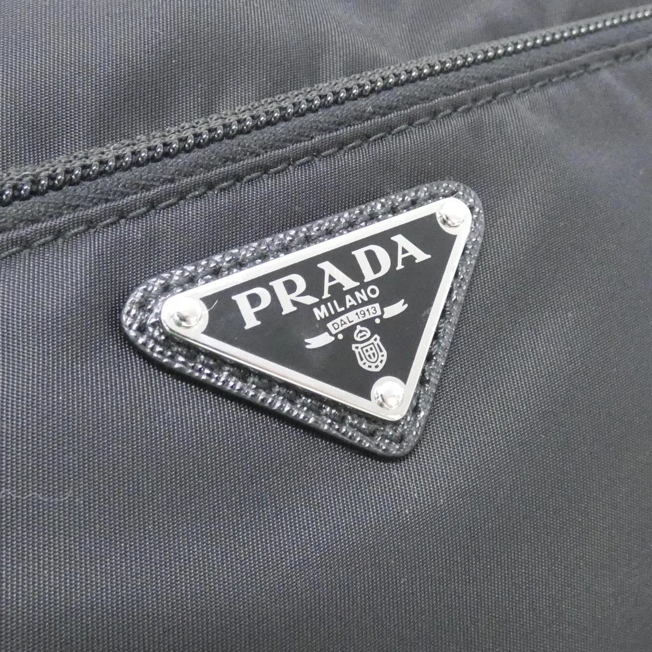 PRADA 1BC167 Shoulder 黑色 中古品A - 縮圖 4