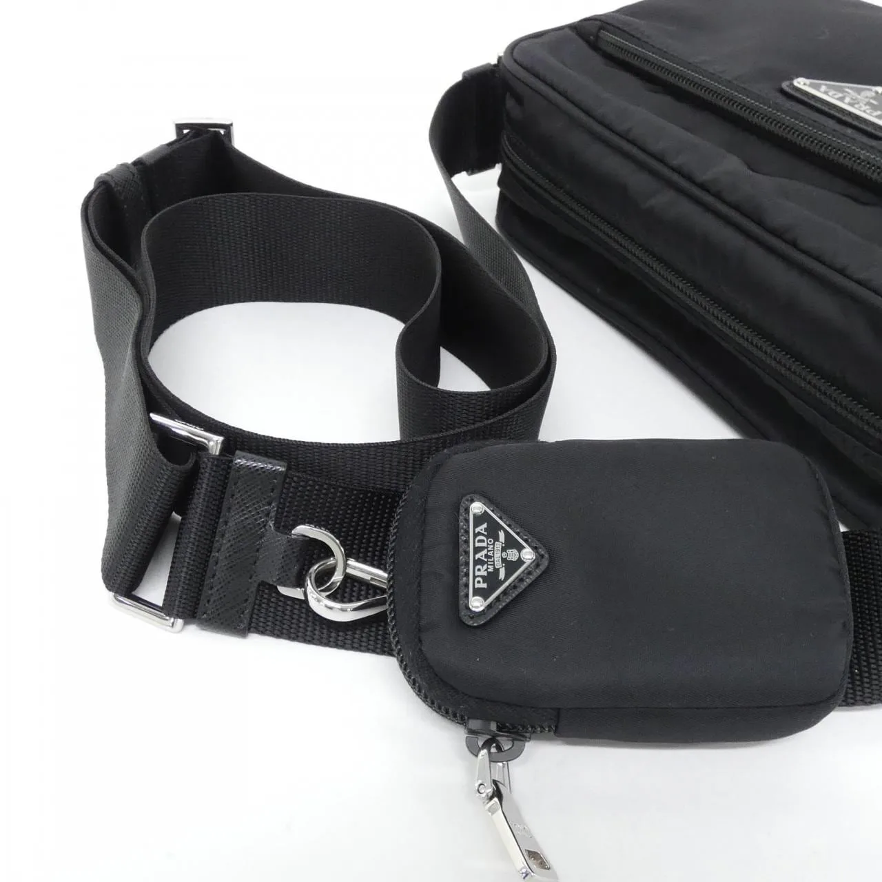 PRADA 1BC167 Shoulder 黑色 中古品A - 縮圖 6