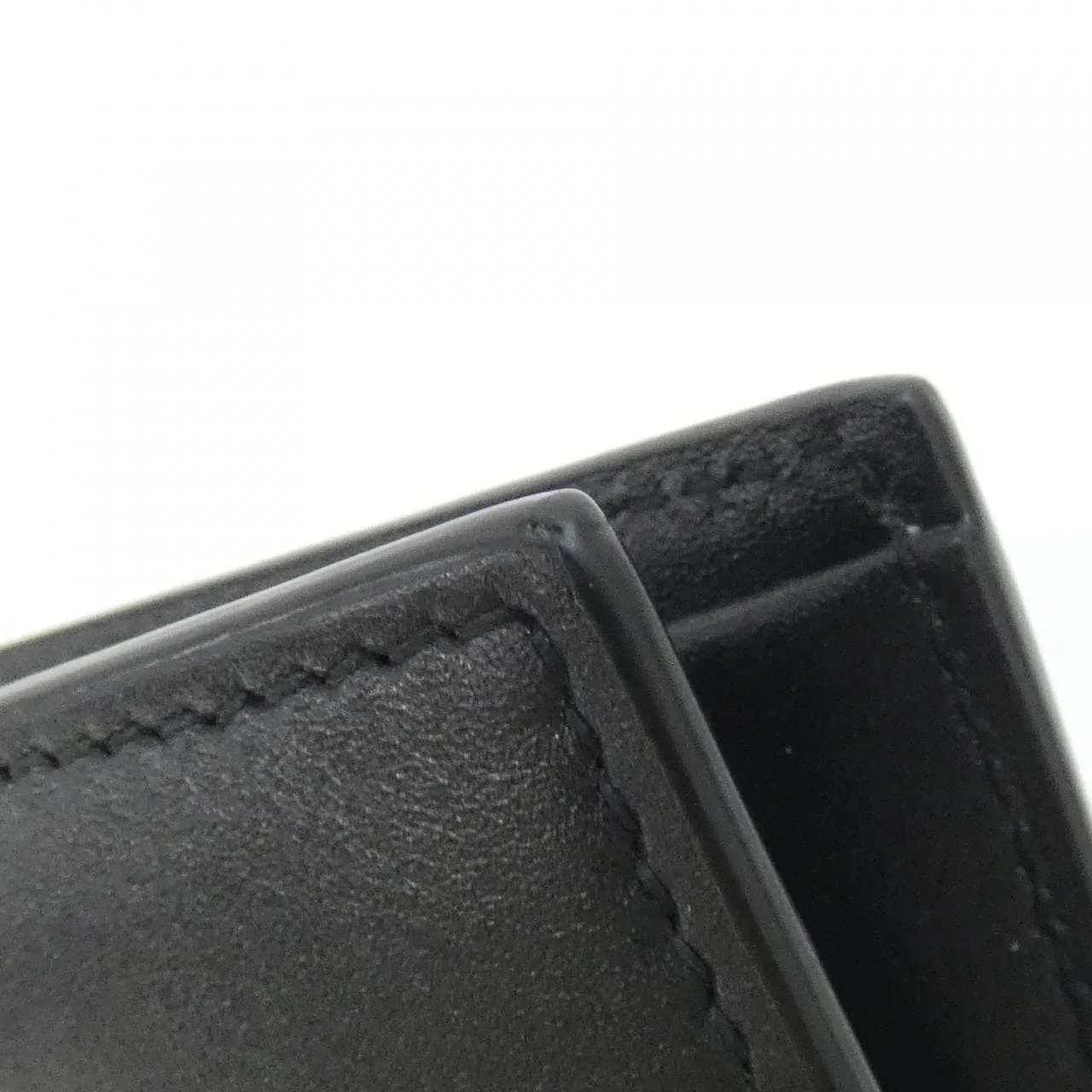 SAINT LAURENT 396303 0U90N Wallet 黑色 中古品A - 縮圖 3