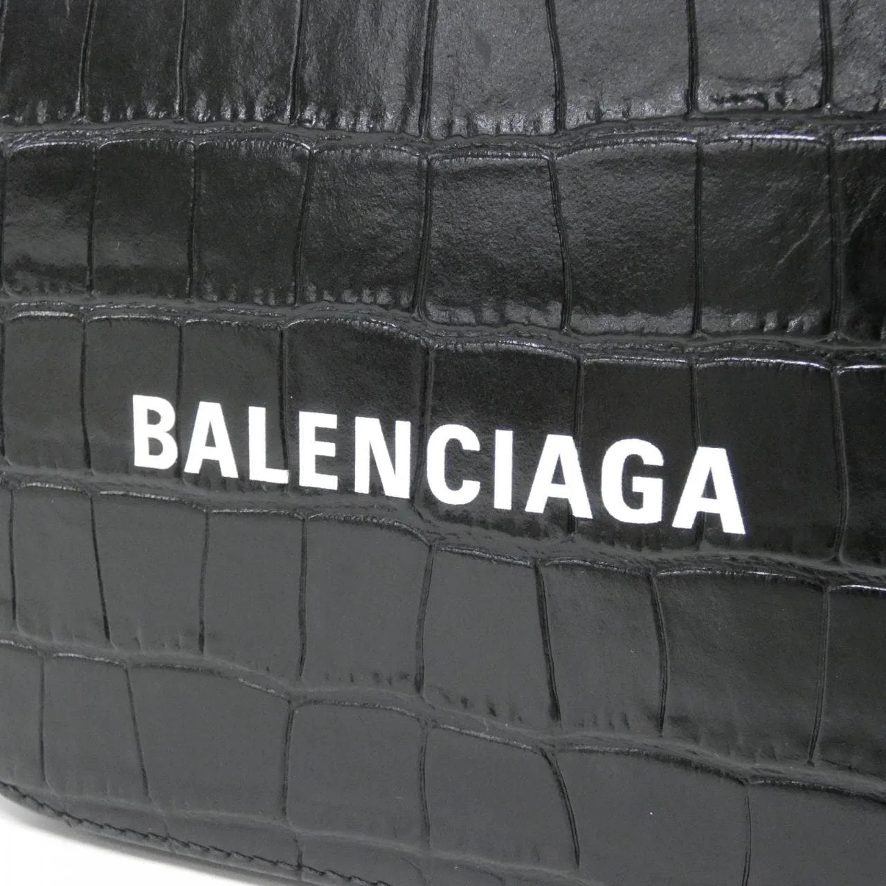 BALENCIAGA Everyday 552372 1LRCN Shoulder 黑色 中古品A - 縮圖 4