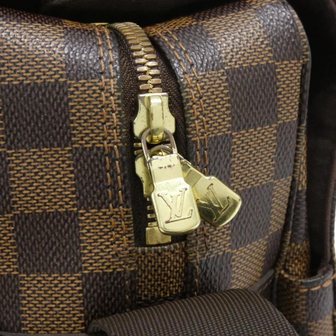 LOUIS VUITTON N45255 Shoulder Damier 黑色 Damier 中古品A - 縮圖 6
