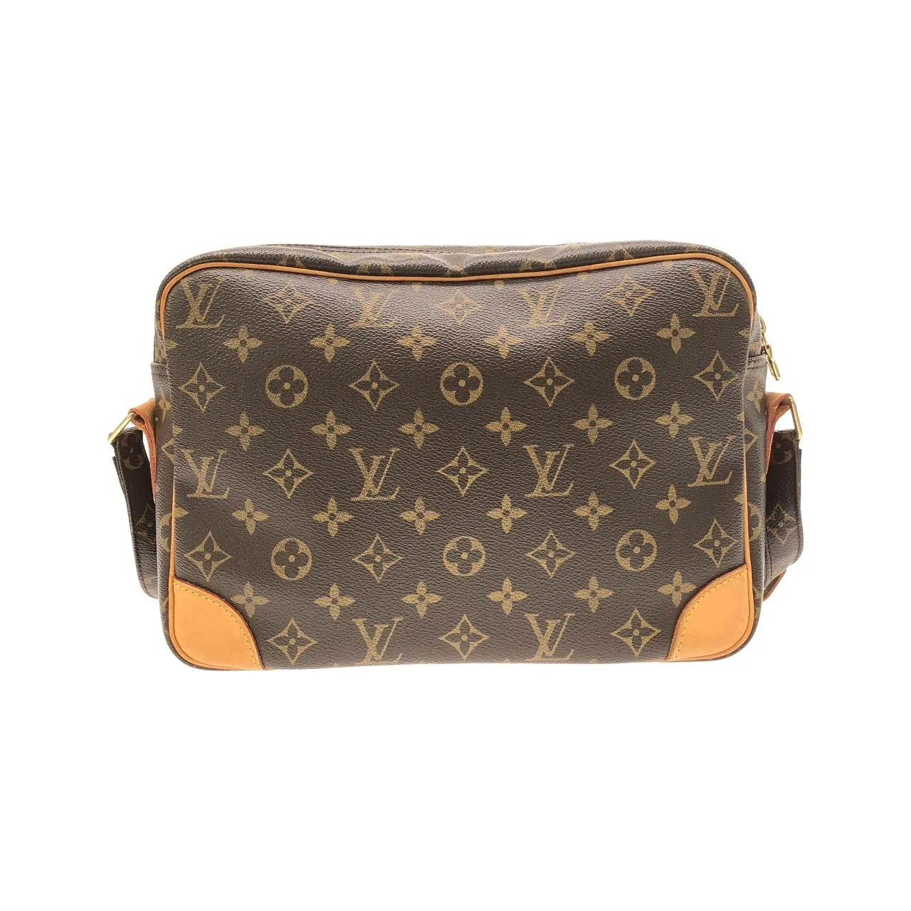 LOUIS VUITTON Nile M45244 Shoulder Monogram 黑色 Monogram 中古品B - 縮圖 2