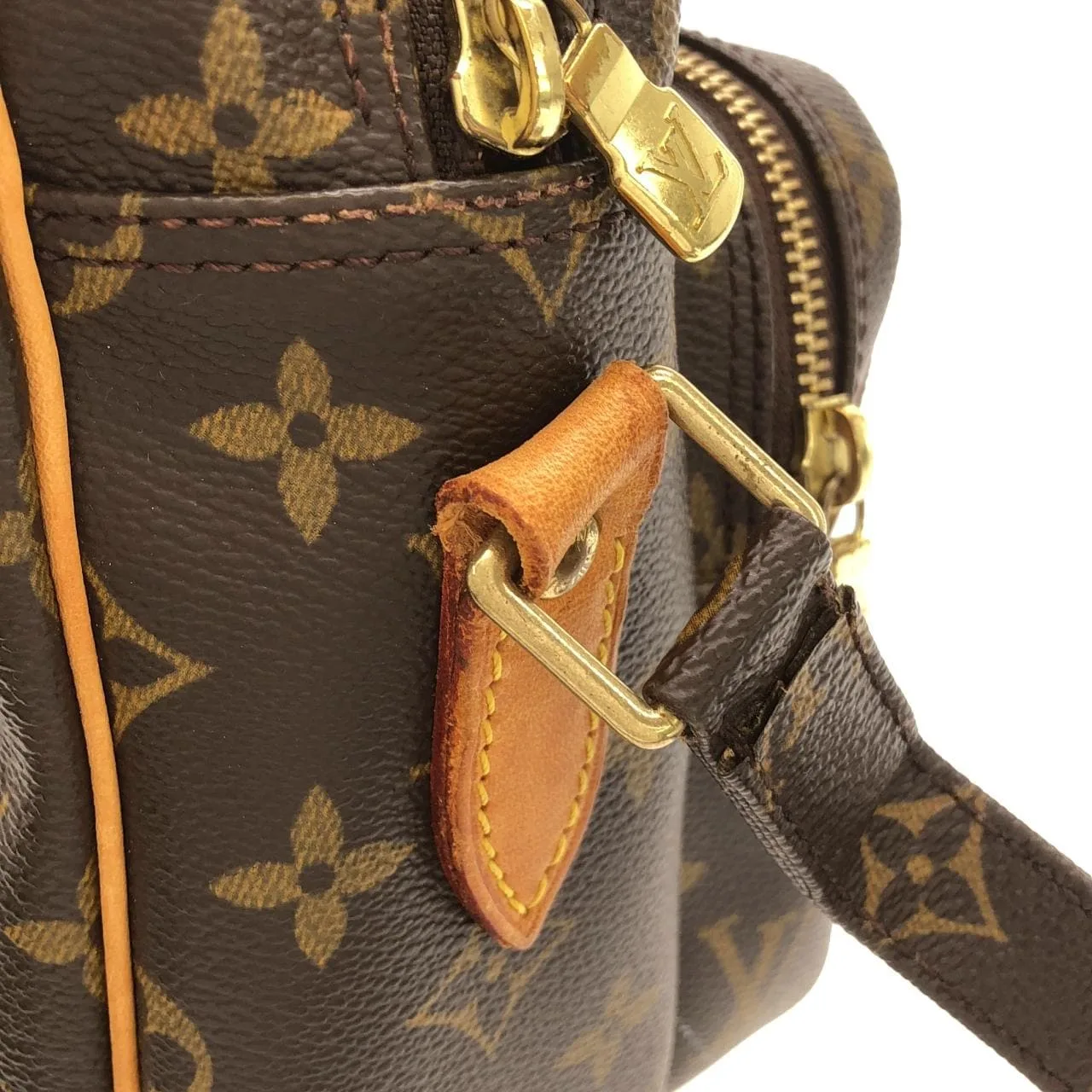 LOUIS VUITTON Nile M45244 Shoulder Monogram 黑色 Monogram 中古品B - 縮圖 6
