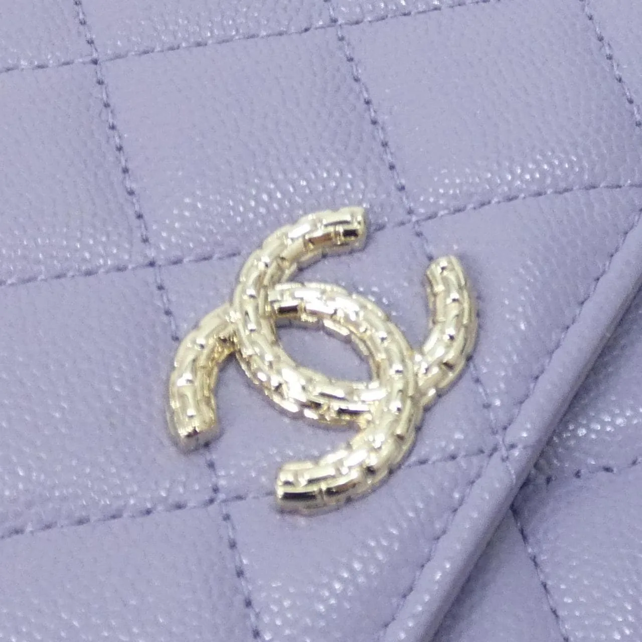 CHANEL AP4082 Wallet Grained Calfskin Purple Grained Calfskin Rank A - Thumbnail 6