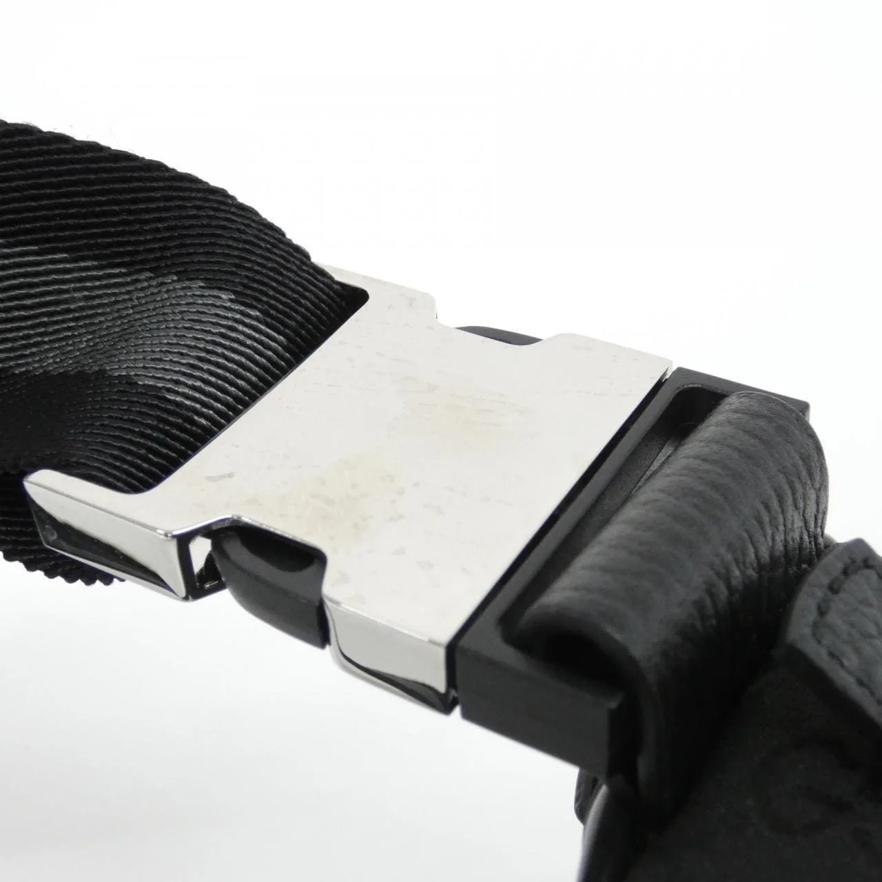 GUCCI GG Supreme 449182 G1XHN Shoulder Nylon 黑色 尼龍 中古品A - 縮圖 5