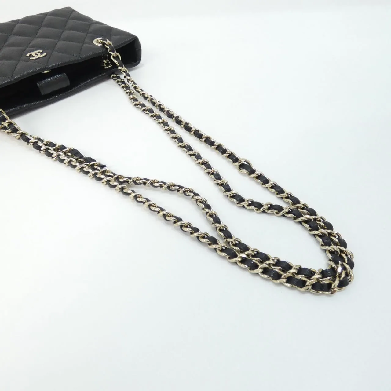 CHANEL Timeless Classic AP4423 Wallet Grained Calfskin Black Grained Calfskin Rank A - Thumbnail 5