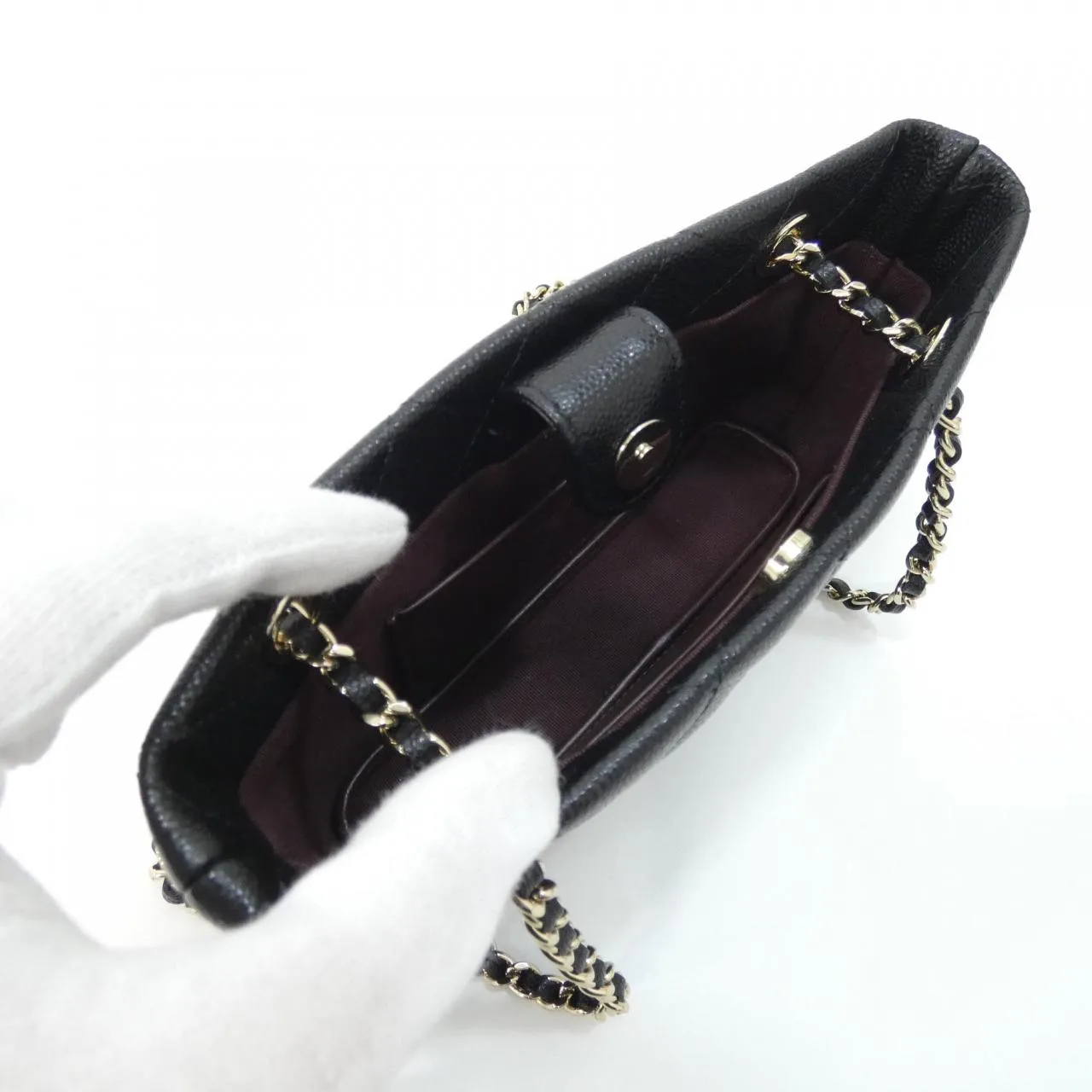 CHANEL Timeless Classic AP4423 Wallet Grained Calfskin Black Grained Calfskin Rank A - Thumbnail 6