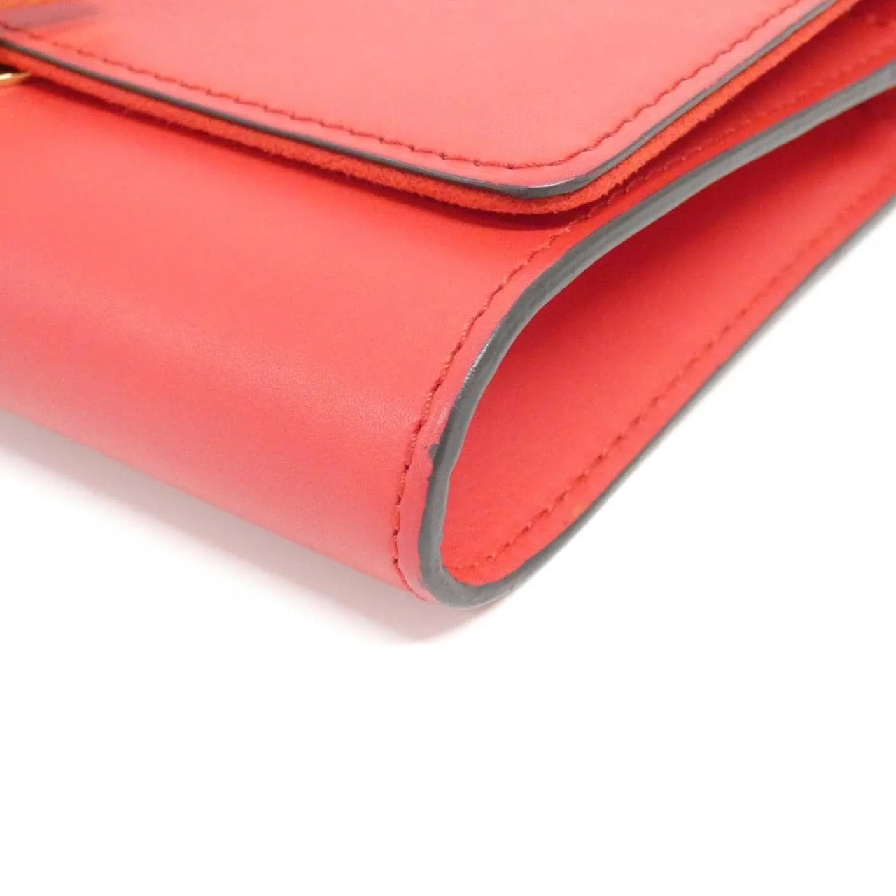 LOUIS VUITTON Pochette M41280 Shoulder Rouge 中古品A - 縮圖 3