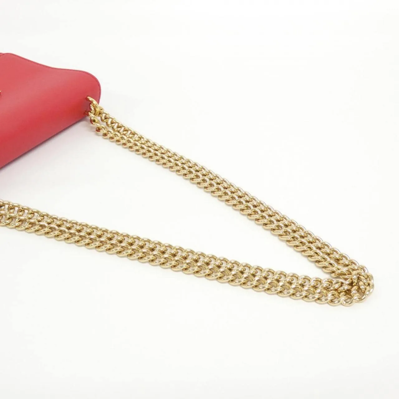 LOUIS VUITTON Pochette M41280 Shoulder Rouge 中古品A - 縮圖 7