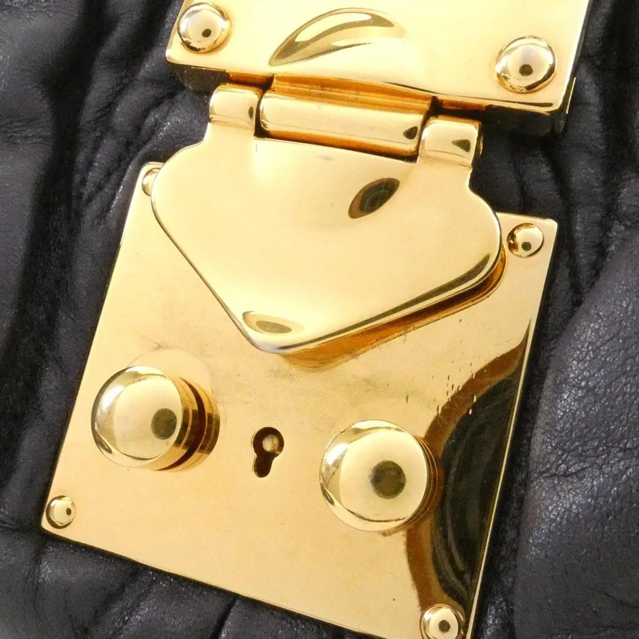 MIU MIU RN0473 Handbag 紫色 中古品B - 縮圖 5