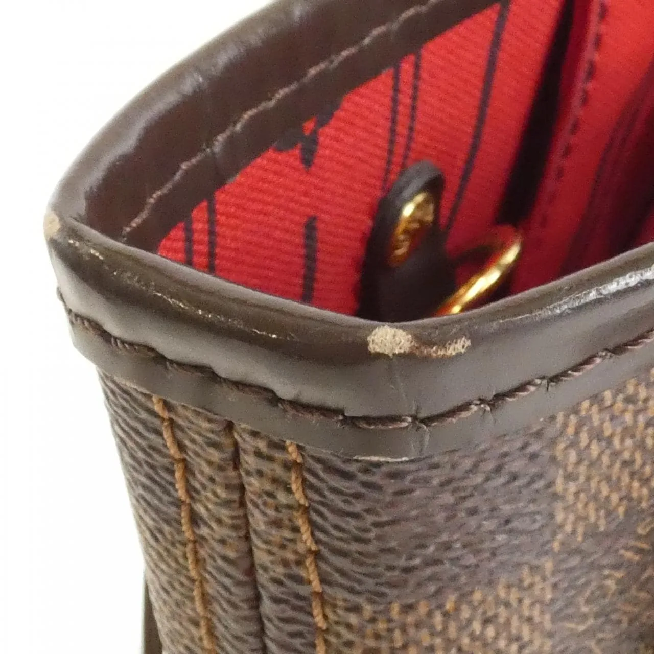 LOUIS VUITTON Neverfull N51109 Tote Damier Black Damier Rank B - Thumbnail 4