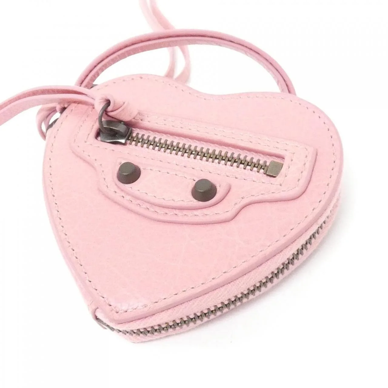 BALENCIAGA 819666 2ABEK Key Case Lambskin