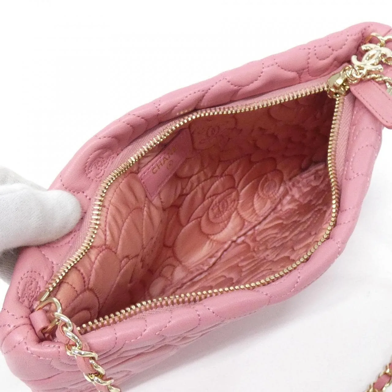 CHANEL 69312 Shoulder Lambskin Pink Lambskin Rank A - Thumbnail 6