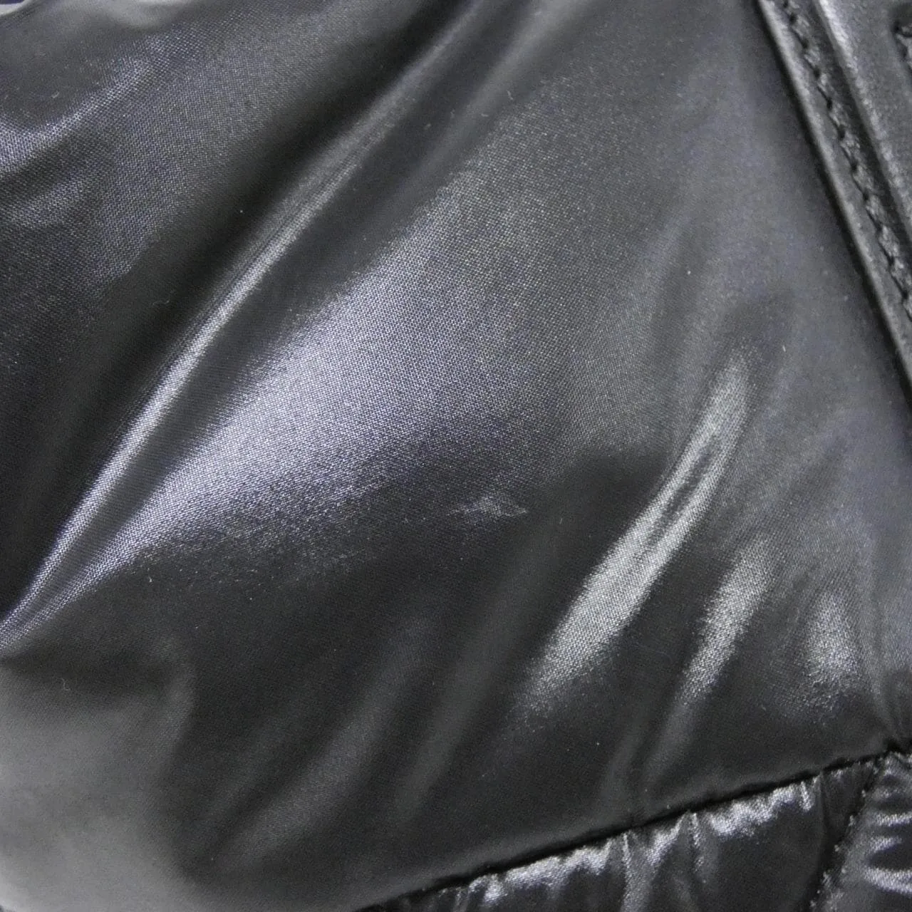 CHANEL Deauville 48610 Handbag Nylon Black Nylon Rank A - Thumbnail 3