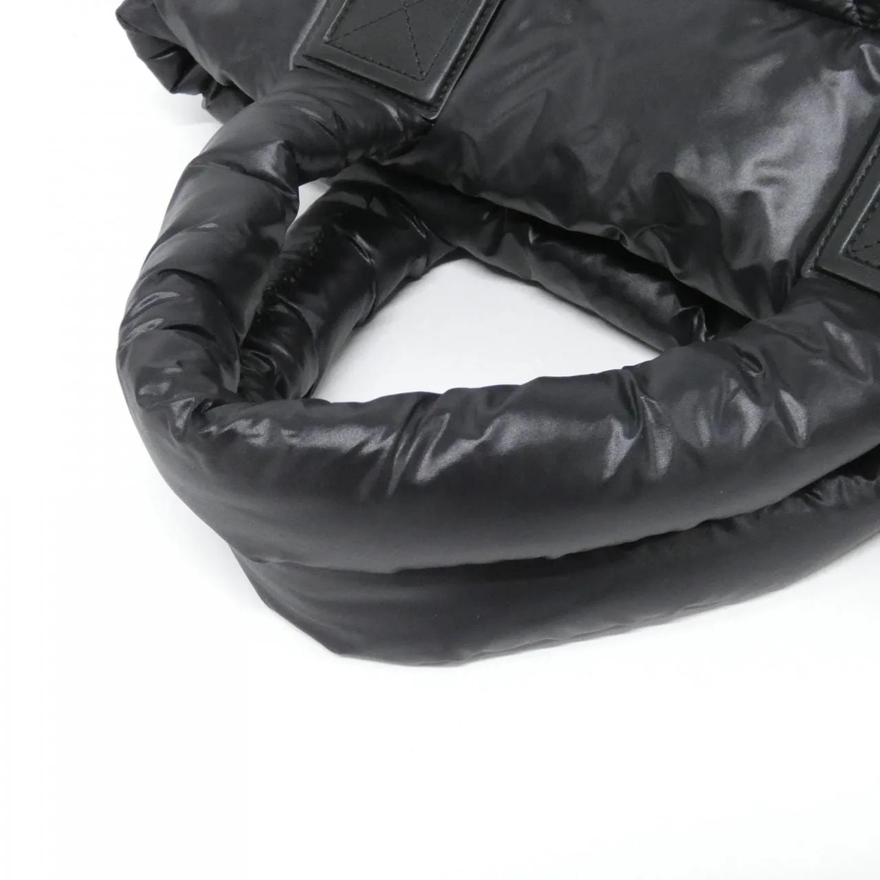 CHANEL Deauville 48610 Handbag Nylon Black Nylon Rank A - Thumbnail 5