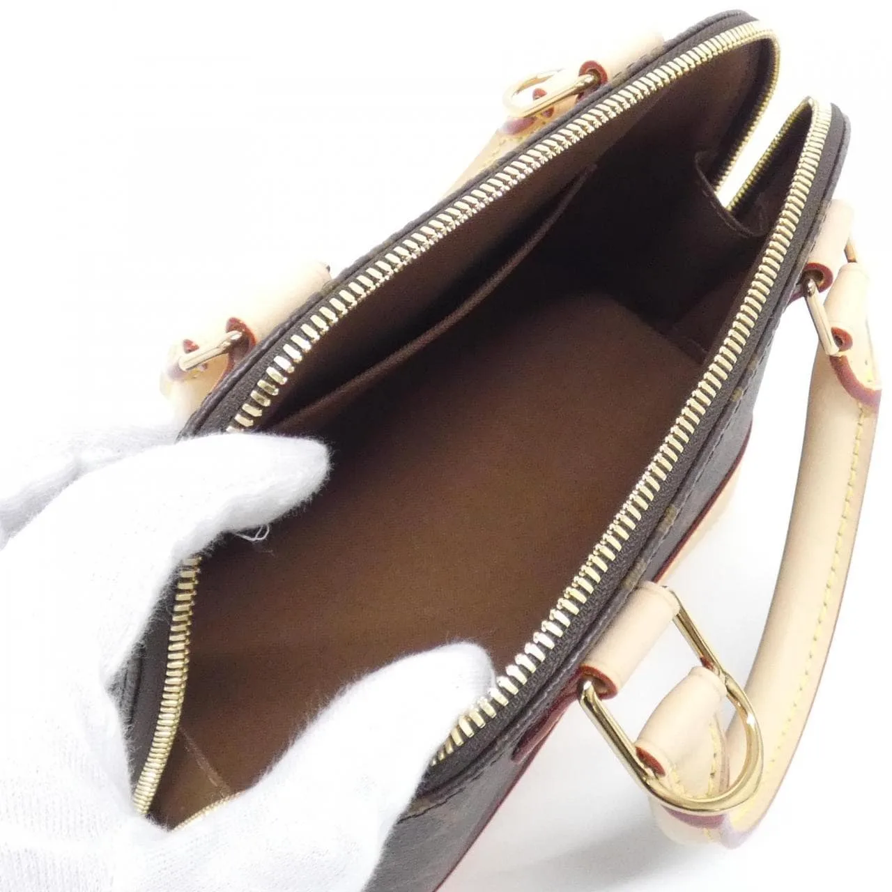 LOUIS VUITTON Alma M46990 Handbag Monogram Black Monogram Rank A - Thumbnail 9