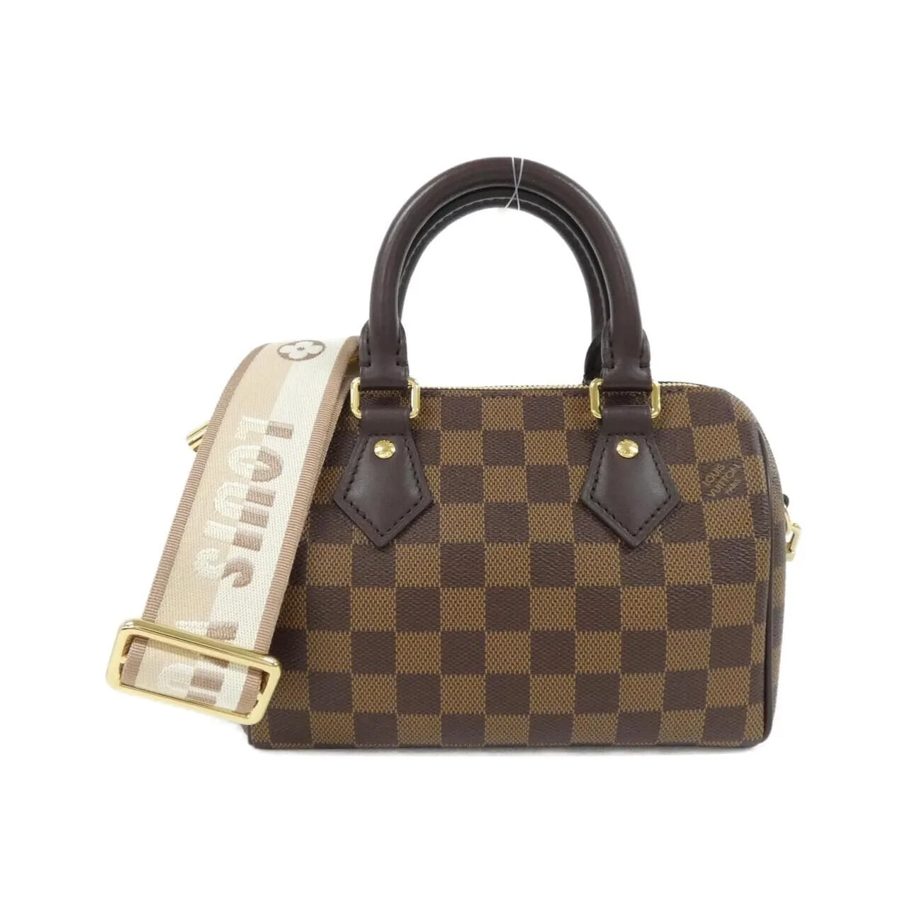 LOUIS VUITTON Speedy N40489 Boston Damier Beige