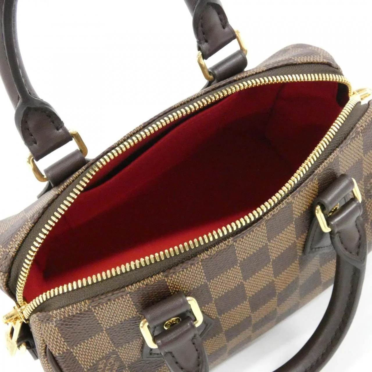 LOUIS VUITTON Speedy N40489 Boston Damier 米色 Damier 中古品A - 縮圖 5