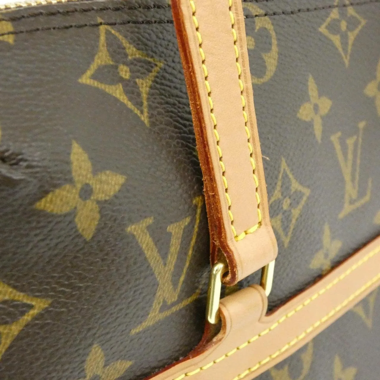 LOUIS VUITTON M51141 Shoulder Monogram 黑色 Monogram 中古品A - 縮圖 4