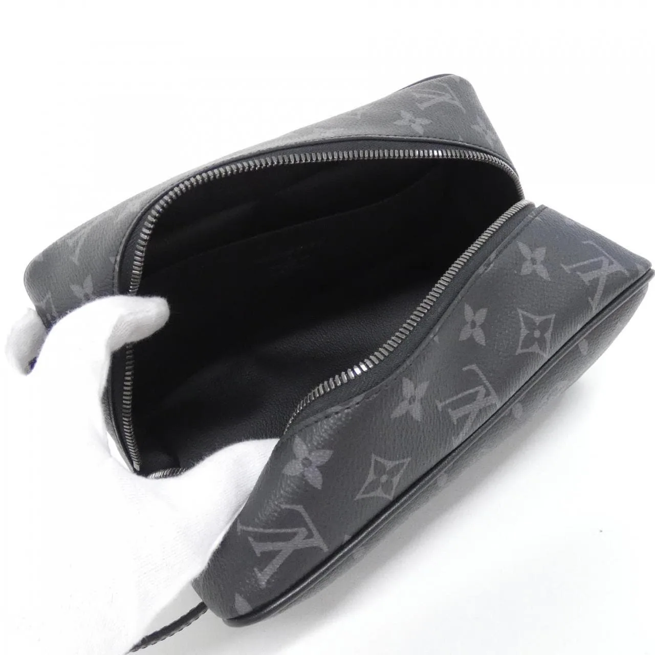 LOUIS VUITTON Eclipse M83113 Pouch Monogram Black Monogram Rank A - Thumbnail 5