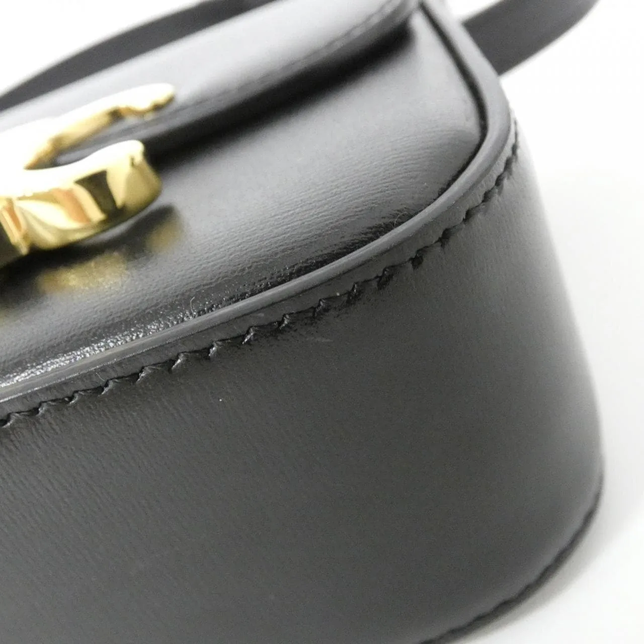 CELINE 10I513DPV Shoulder 黑色 中古品A - 縮圖 3