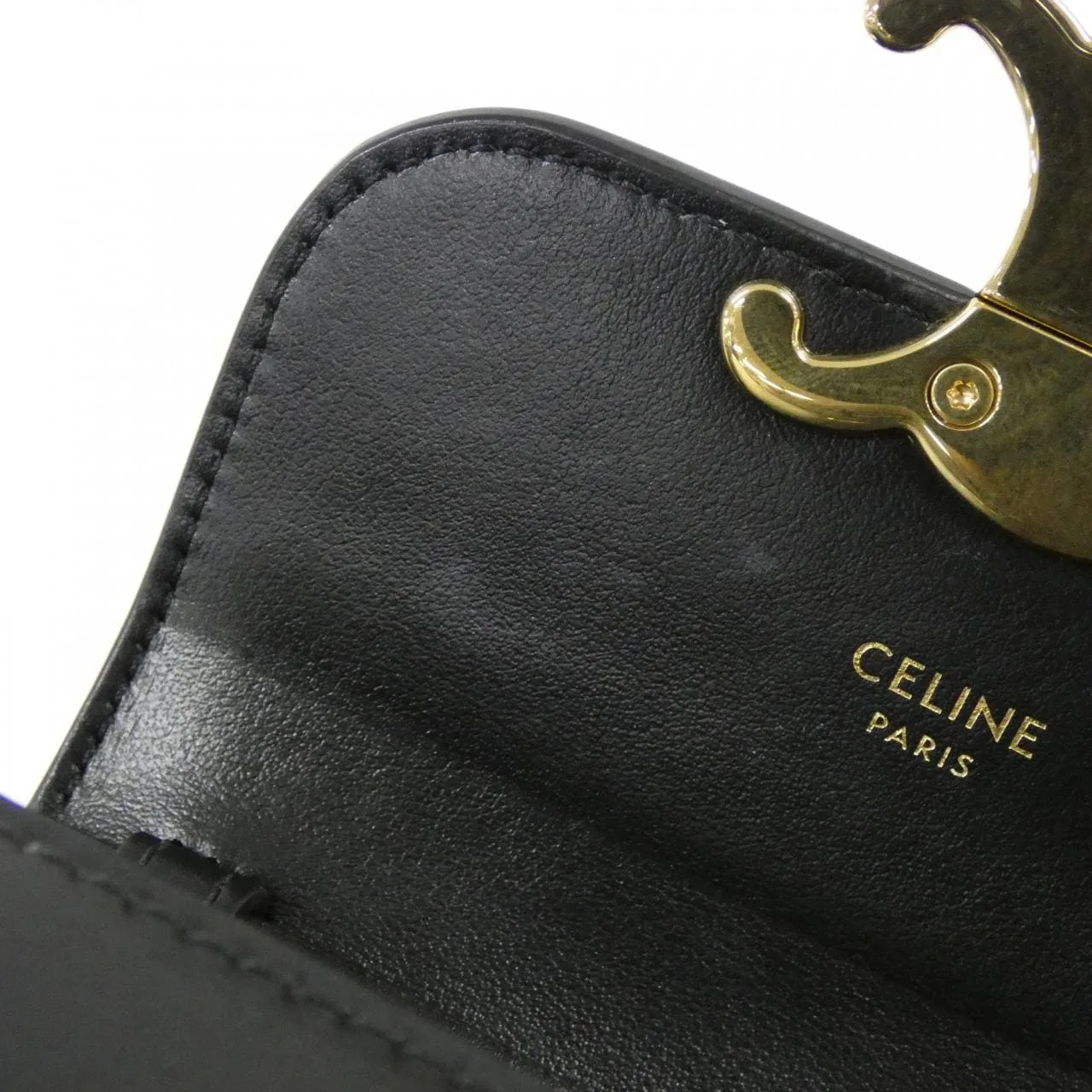 CELINE 10I513DPV Shoulder 黑色 中古品A - 縮圖 8