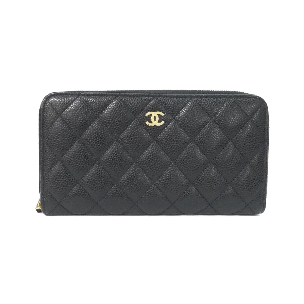 CHANEL Timeless Classic AP0242 Wallet Grained Calfskin Black