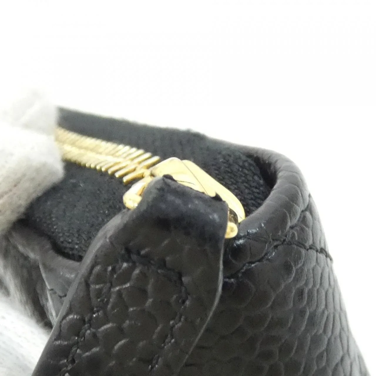 CHANEL Timeless Classic AP0242 Wallet Grained Calfskin 黑色 荔枝紋牛皮 中古品A - 縮圖 4