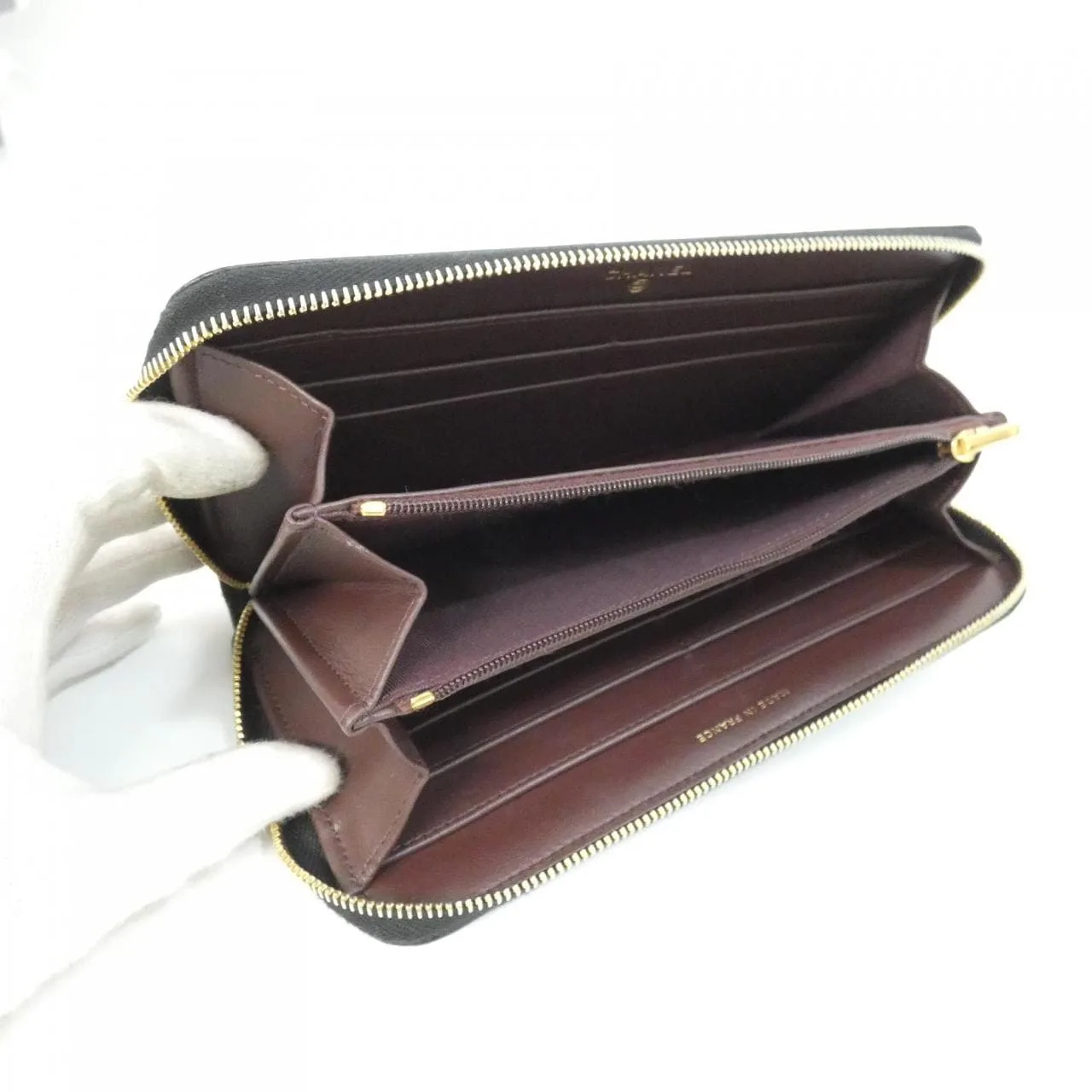 CHANEL Timeless Classic AP0242 Wallet Grained Calfskin 黑色 荔枝紋牛皮 中古品A - 縮圖 6