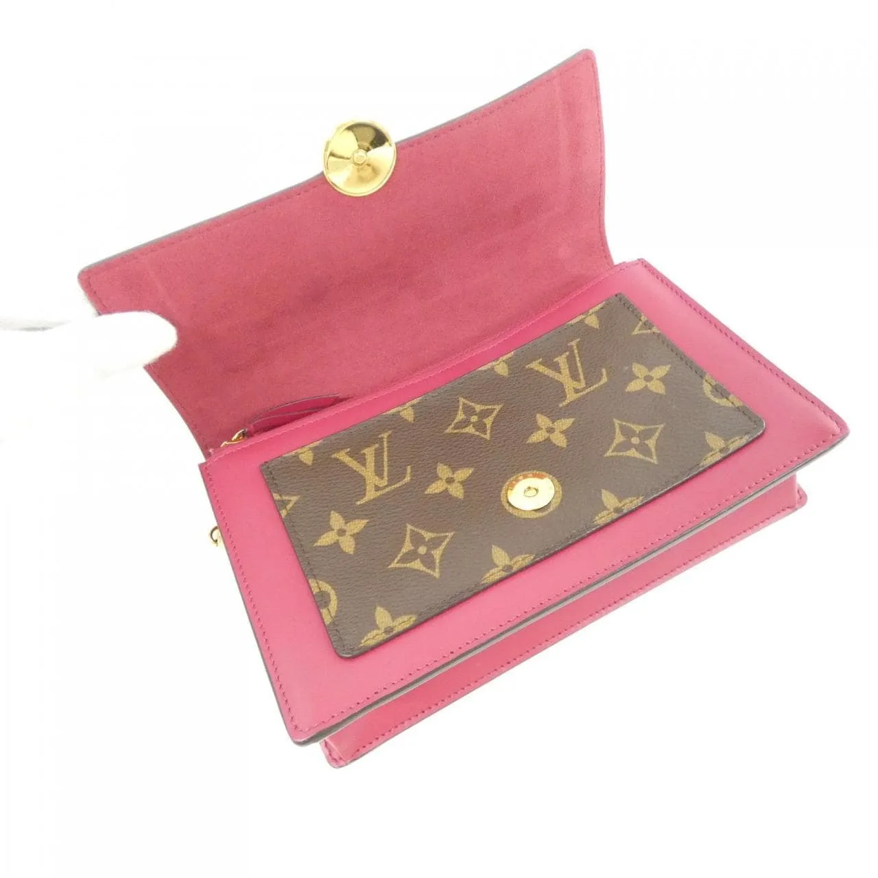 LOUIS VUITTON M69578 Wallet Monogram 黑色 Monogram 中古品A - 縮圖 9