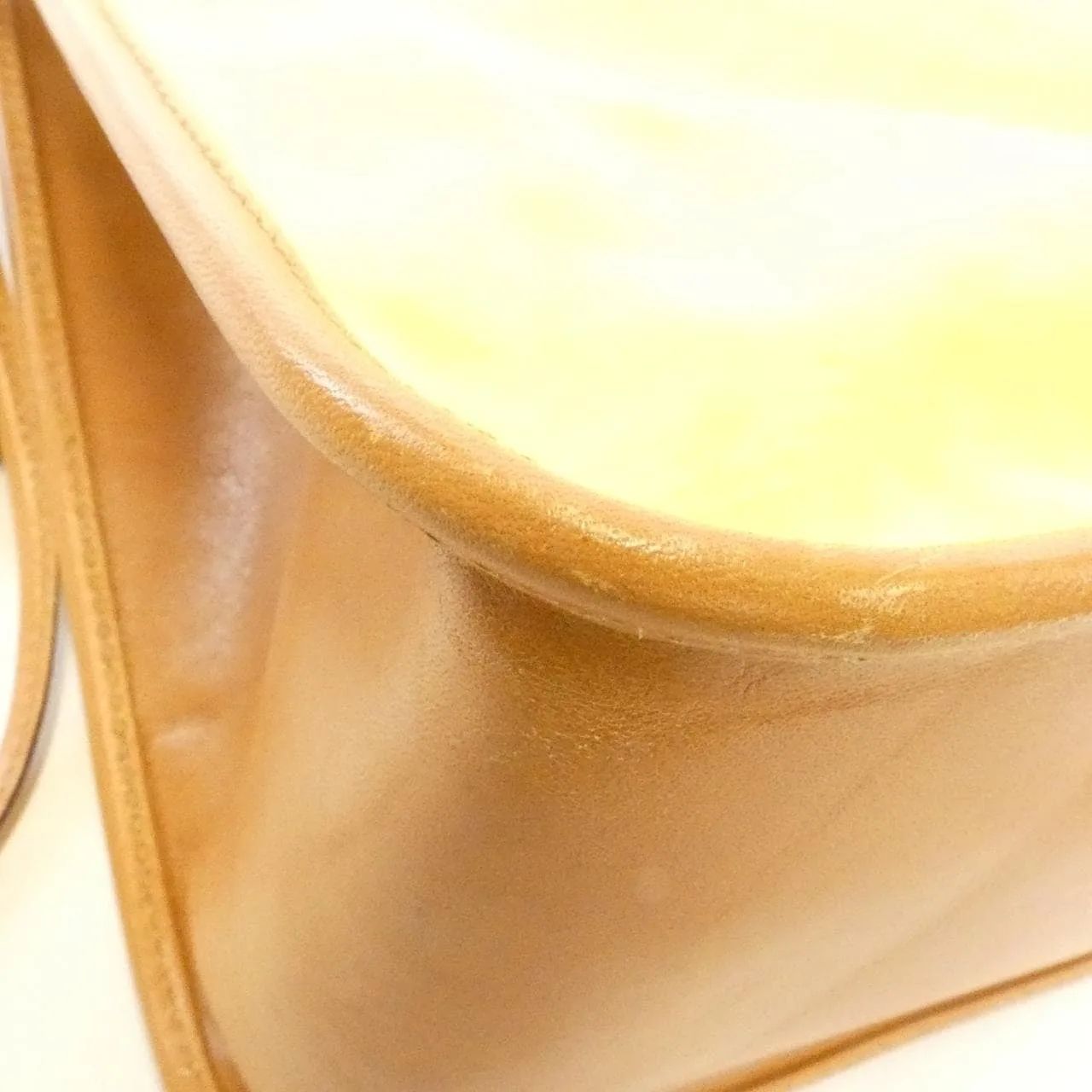 GUCCI 109133 肩背包 帆布 黃色 帆布 中古品B - 縮圖 3