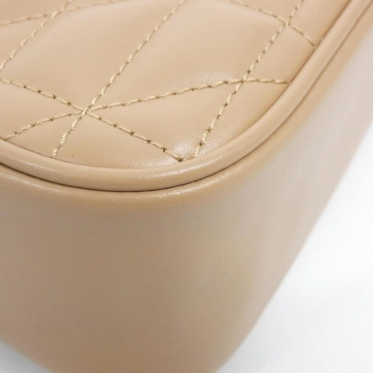 GUCCI Marmont 447632 UM8BN Shoulder Leather 黑色 皮革 中古品A - 縮圖 3