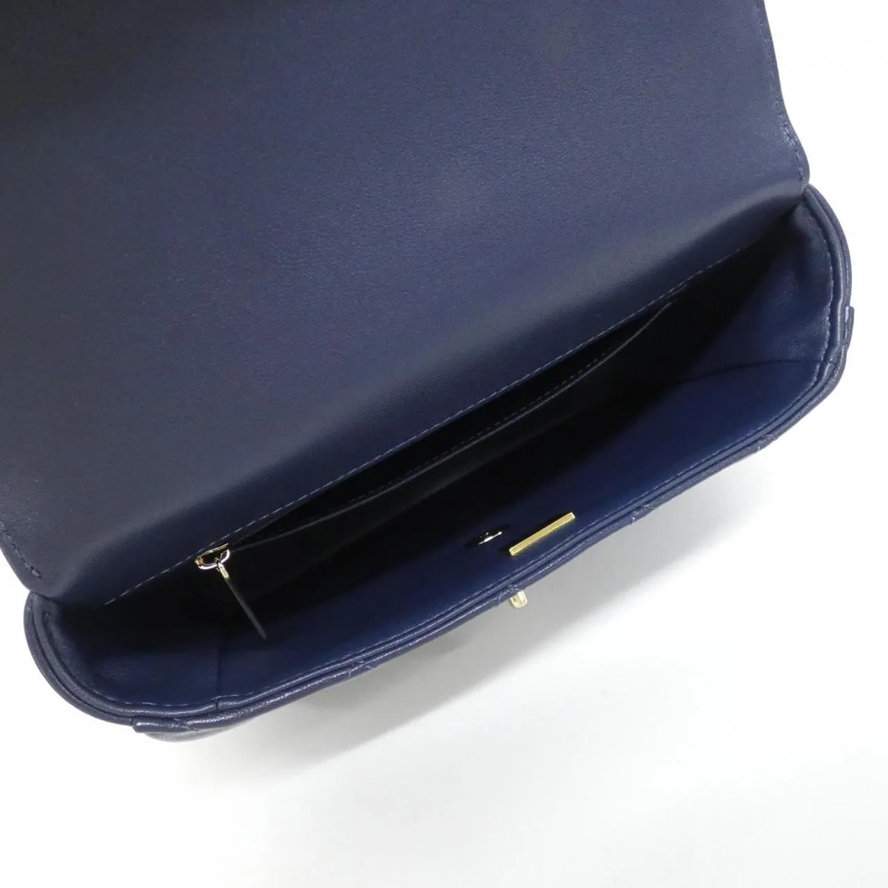 CHANEL AS5112 Handbag Lambskin Navy Lambskin Rank A - Thumbnail 6