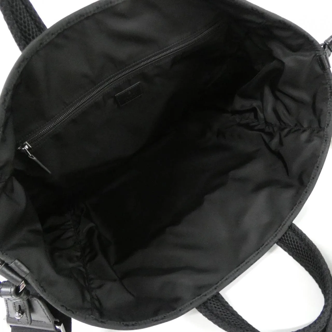 GUCCI 818962 FAEEE 手提包 尼龍 黑色 尼龍 中古品A - 縮圖 5