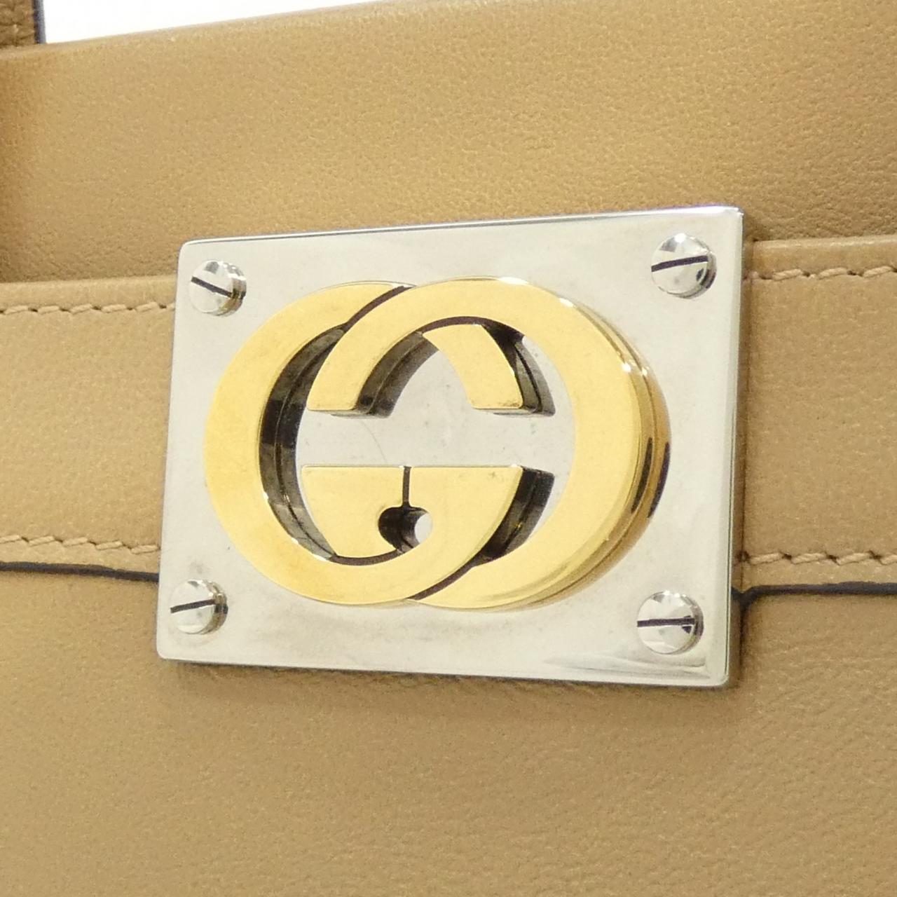GUCCI 631663 1W10X 手提包 皮革 3