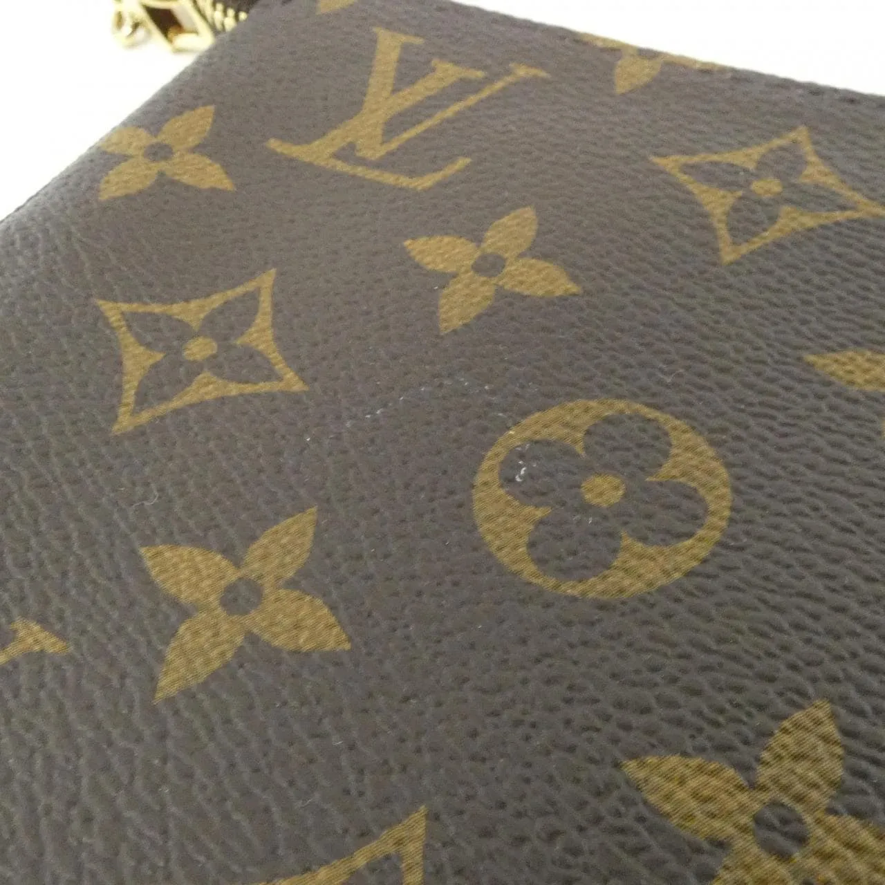 LOUIS VUITTON Pochette M82766 Pochette Monogram 黑色 Monogram 中古品A - 縮圖 3