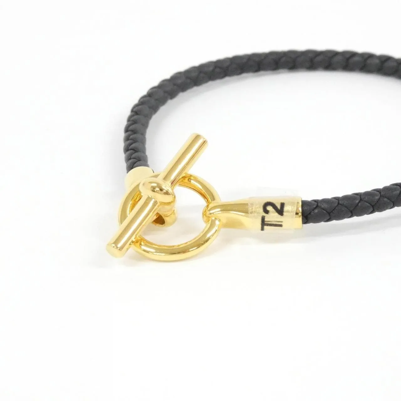HERMES 071681F Accessories Swift Black Swift Leather Rank A - Thumbnail 2